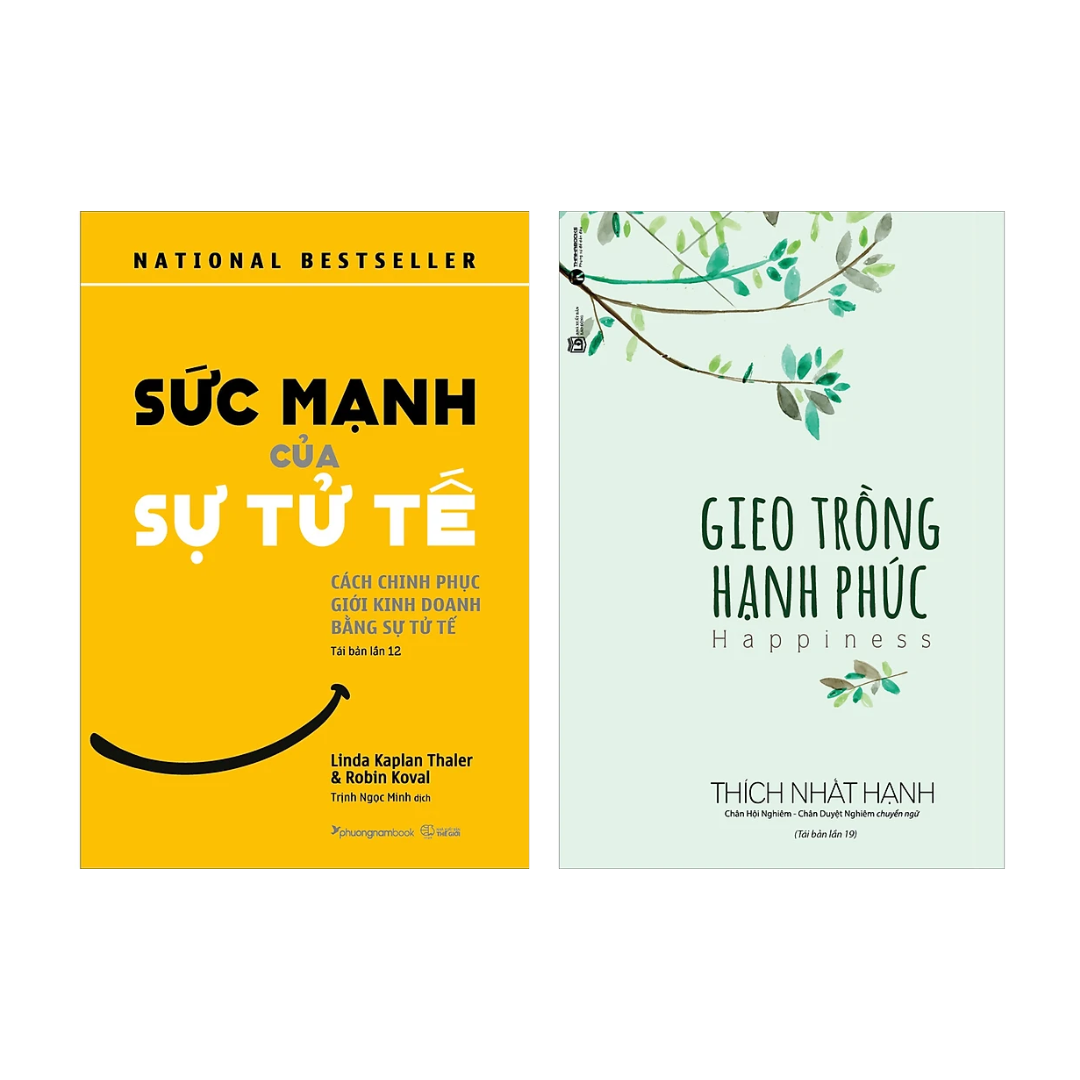 COmbo 2 Cuốn: Sức Mạnh Của Sự Tử Tế + Gieo Trồng Hạnh Phúc