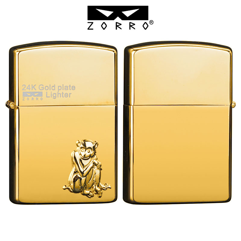 Vỏ Hột Quẹt Bật Lửa Xăng Đá Zorro Z24K Ôp Nổi Họa Tiết 12 Con Giáp Cực Đẹp - Nhiều Hình