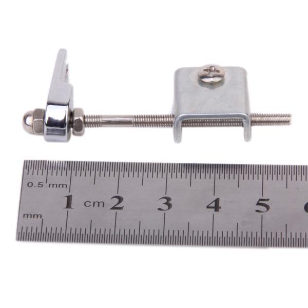 Chrome Scratch Plate Pickguard Mounting Bracket + Screw for Mandolin Quality