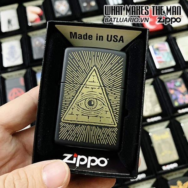 Bật Lửa Zippo 218 Eye Of Providence Design