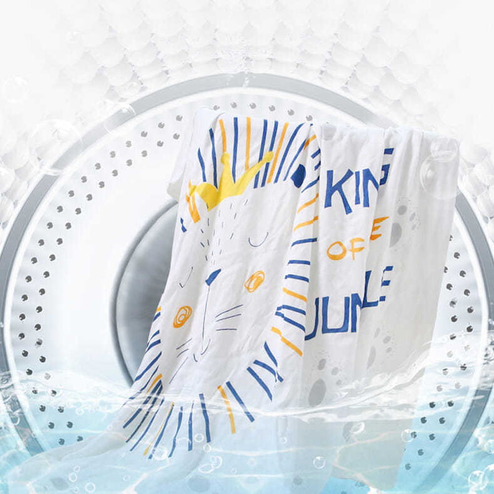 Chăn  đũi cho bé từ sơ sinh đến tiểu học chất liệu sợi tre thiên nhiên và sợi Cotton, loại siêu mềm mịn, KT: 110x110cm, Bamboo Home - hàng chính hãng BBH