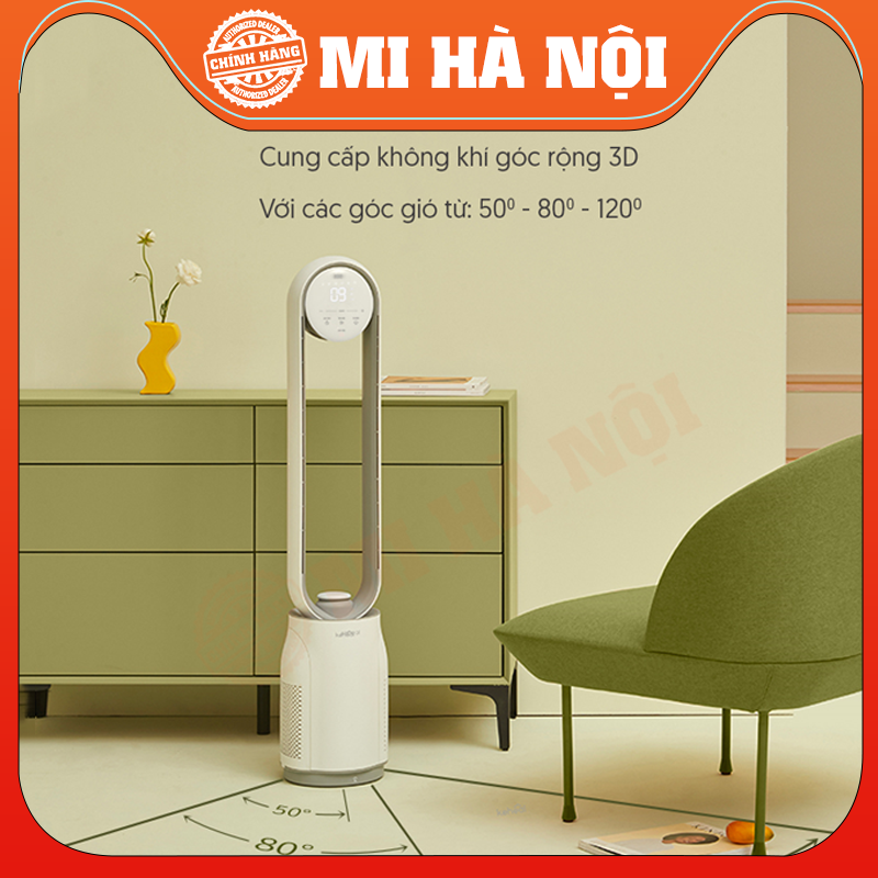 Quạt Không Cánh Tạo Ion Cao Cấp Xiaomi KEHEAL A4 / A3-Kiêm lọc không khí, 12 cấp độ gió, độ ồn thấp- Hàng chính hãng