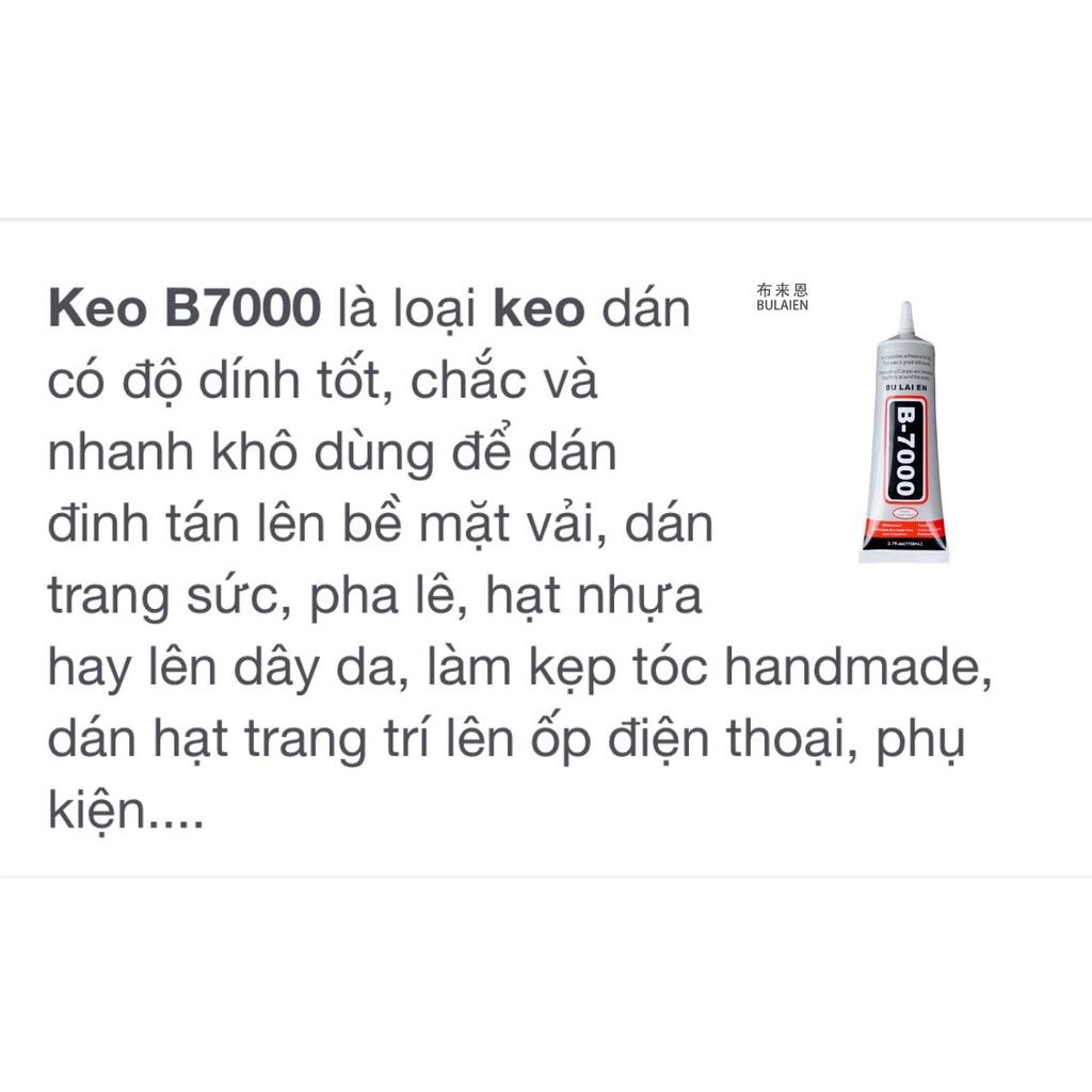 Keo B7000 dán màn hình điện thoại  màu trong siêu dính, dán gioăng,keo dán da, cảm ứng điện thoại,dán đồ nhựa thủy tinh