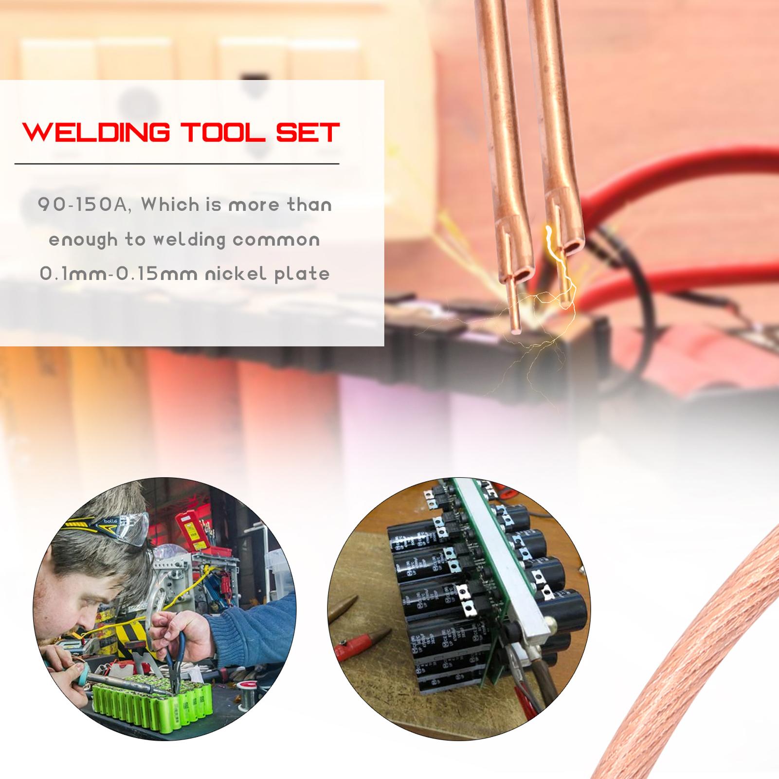 Portable Small Size DIY Kit Welders Pen Portable Battery Storage Spot Welding PCB Circuit Board Welding Equipment
