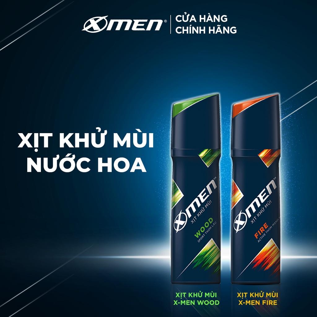 Xịt khử mùi X-men Wood 140ml