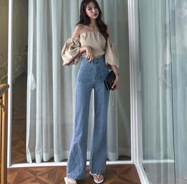 Quần Jeans Xanh