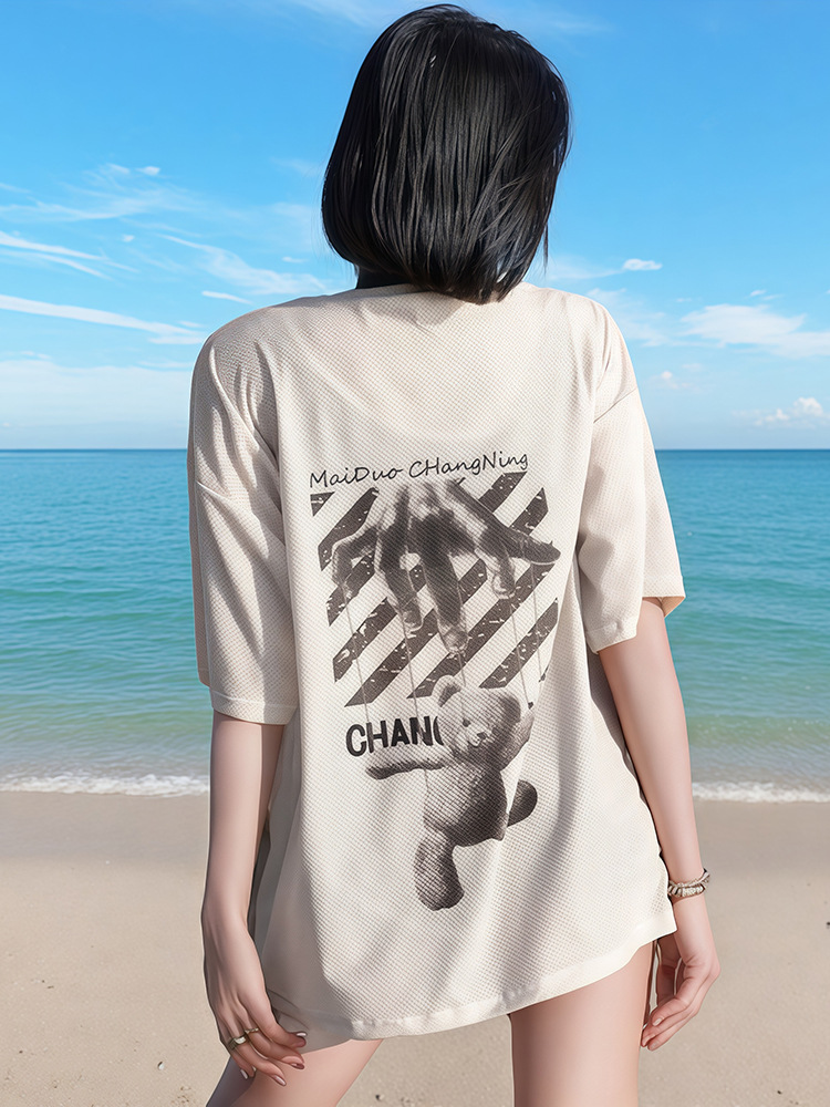 Set đồ bơi nữ 3 món phong cách thể thao mới