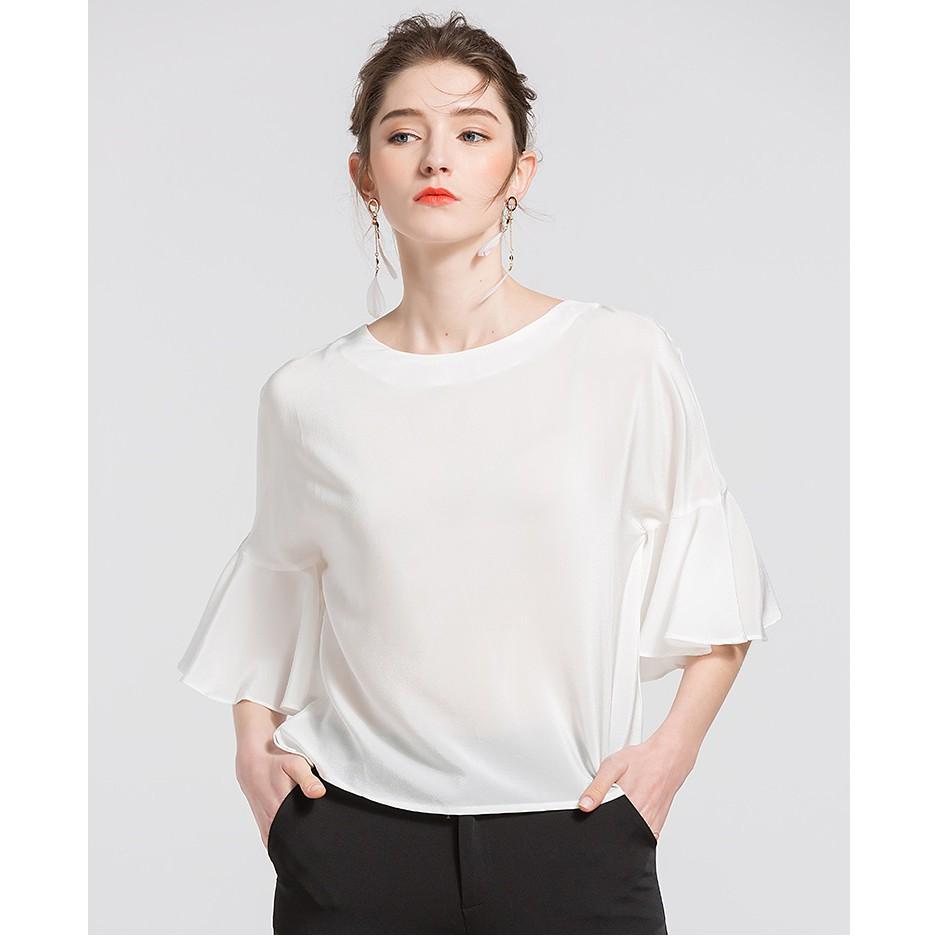 Sơ mi nữ tay bèo cao cấp