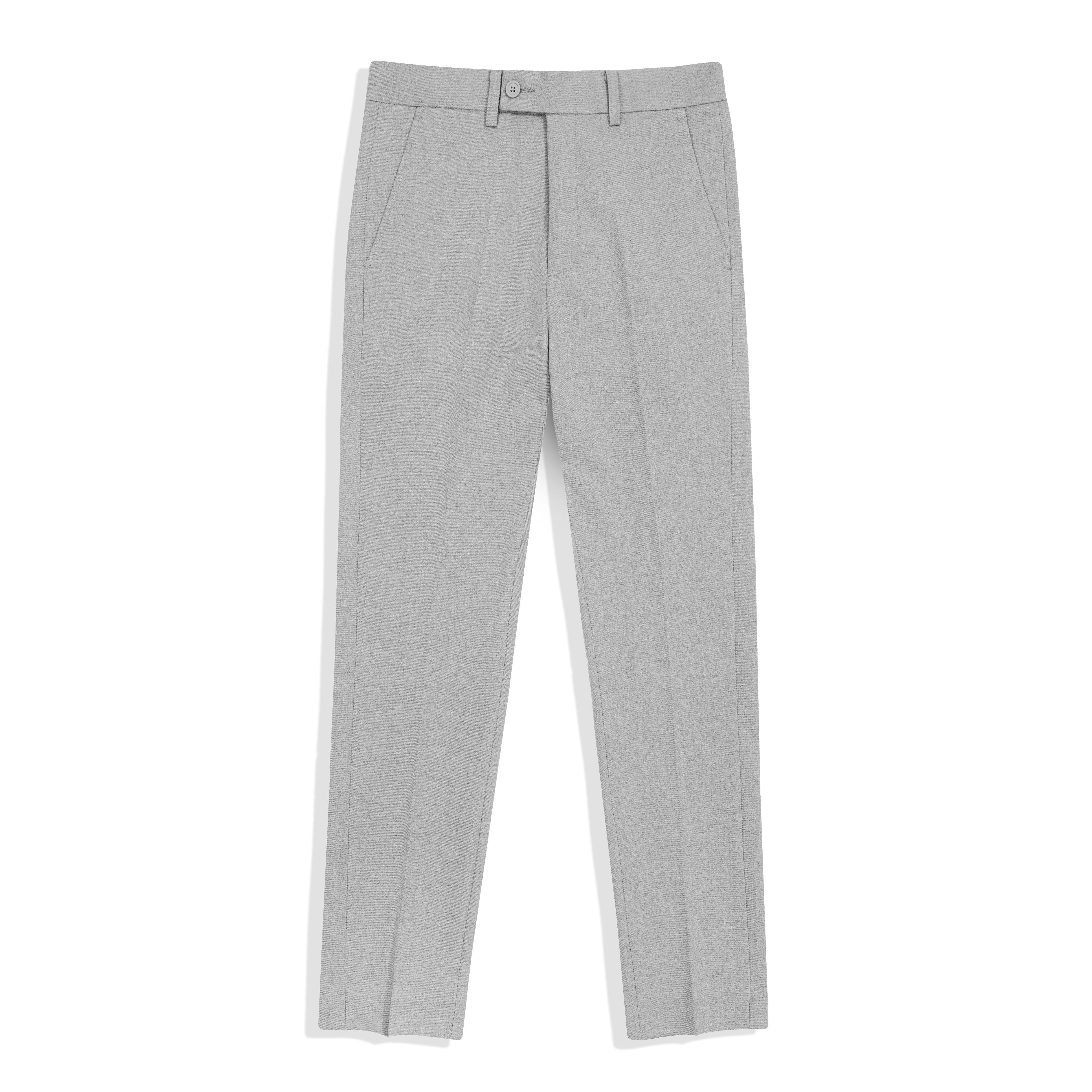 Quần Tây Dài Nam Màu Đen BY COTTON LIGHT GREY TROUSERS