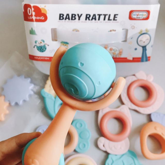 Xúc xắc gặm nướu bộ 10 món Baby Rattle