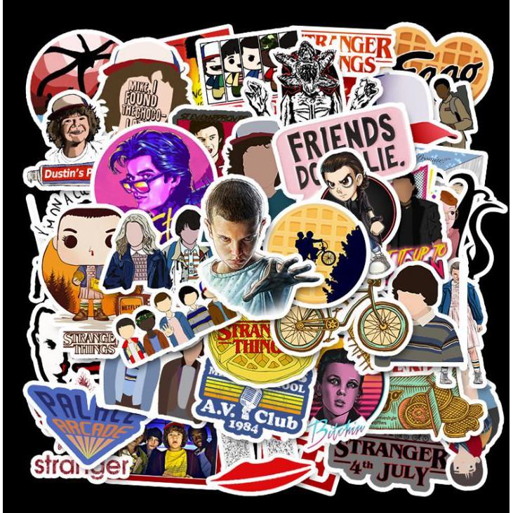 Sticker dán cao cấp Stranger Things Cực COOL ms#98
