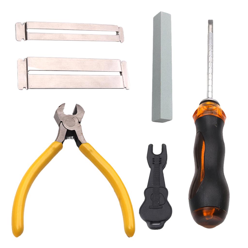 Guitar Tool Kit: Fret Protector + Fret Pull + Leveling File + Tuning Screwdriver