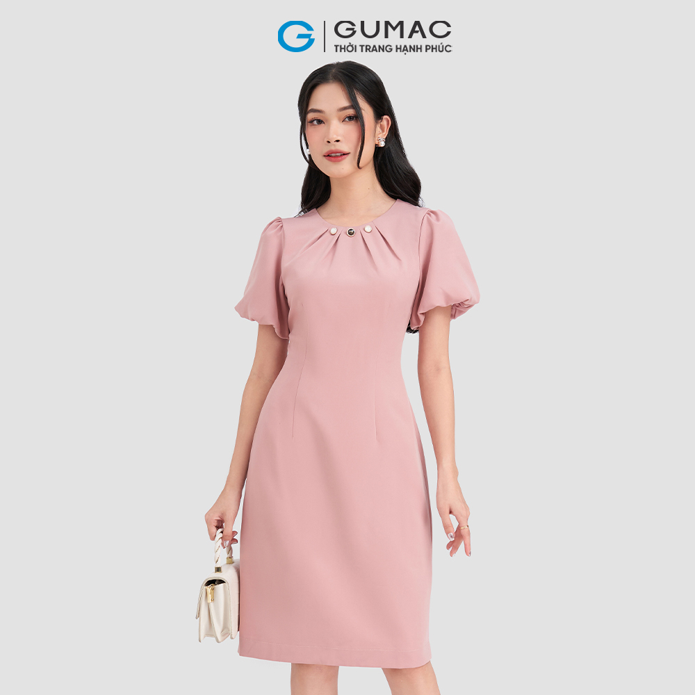 Đầm suông tay kiểu GUMAC DD03063