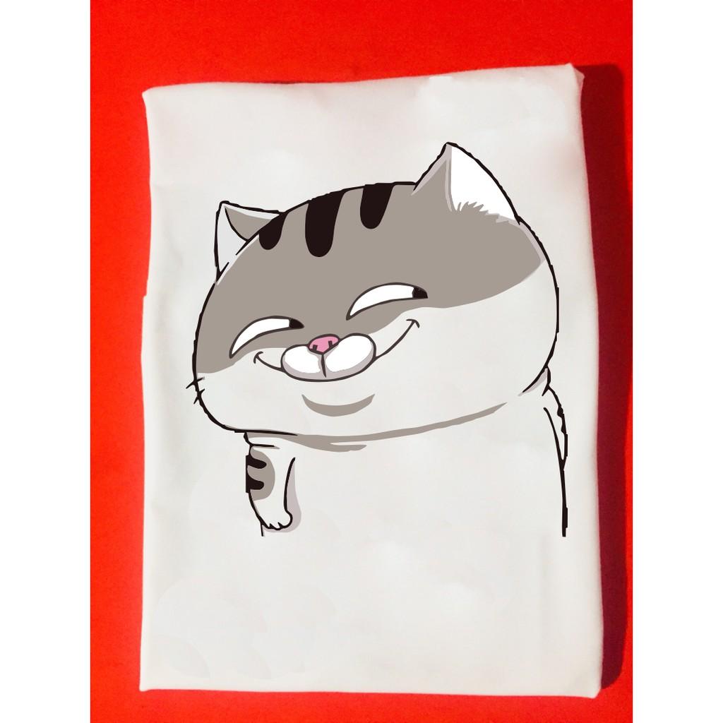 áo thun mèo cat ami bụng bự M7,UNI SIZE FREE SIZE ,tay lỡ