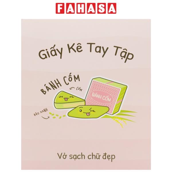 Giấy Kê Tay Tập Bánh Việt - The Sun - Bánh Cốm - Màu Đỏ