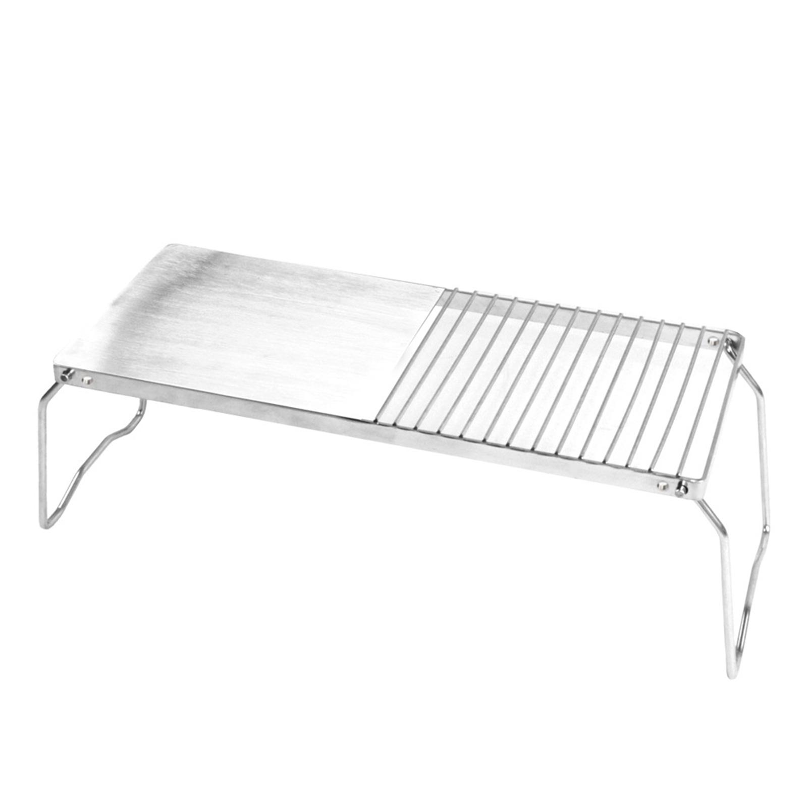 Kệ vỉ nướng ngoài trời bằng thép không gỉ dùng để nướng BBQ, đi cắm trại