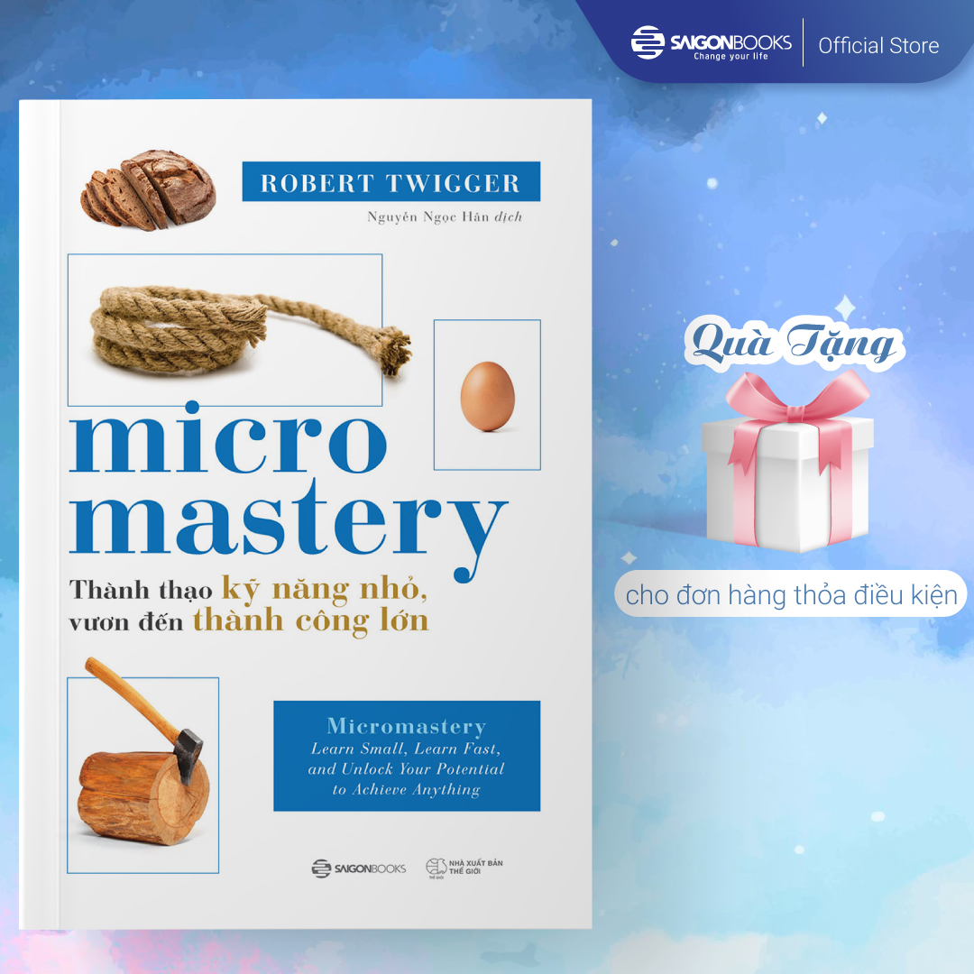 SÁCH - Micromastery - Thành thạo kỹ năng nhỏ, vươn đến thành công lớn - Tác Giả Robert Twigger