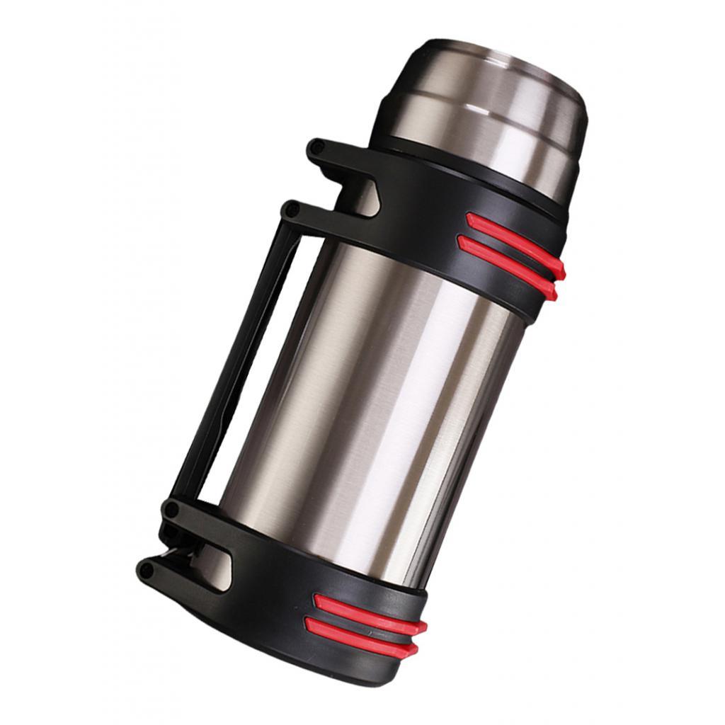 Stainless Steel Vacuum Flask Screw-on Bottles for Camping Travel 1200ml
