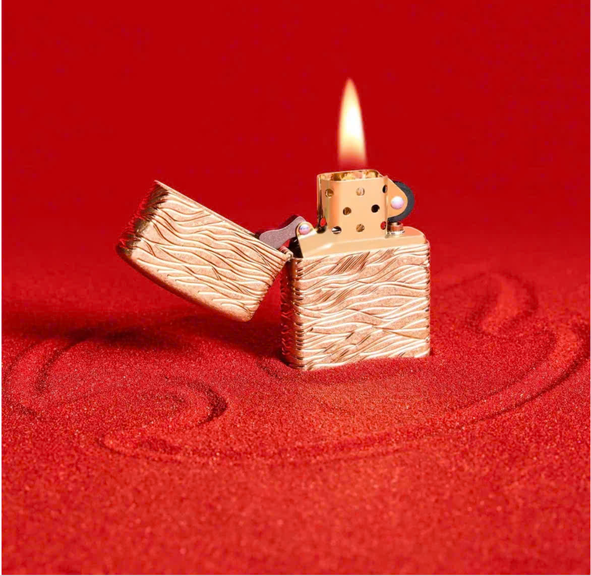 Bật lửa Zippo 46273 Luxury Waves Design - Chính hãng 100%