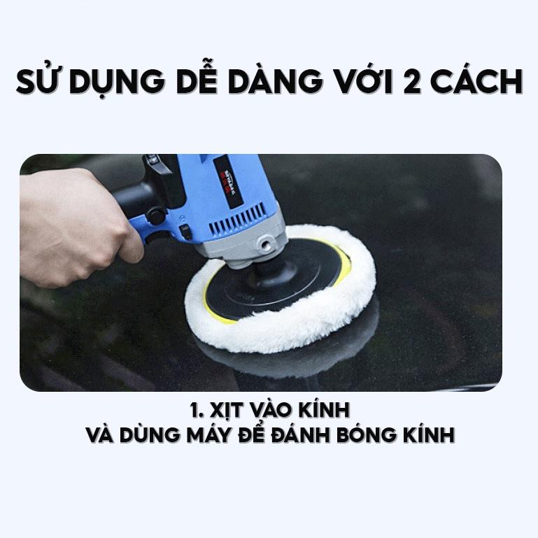 Bình Xịt Kính Chắn Gió Ô Tô Tẩy Sạch Vết Dầu Và Vết Nước Đọng Trên Kính Ô Tô Xịt Bọt Tuyết Tẩy Bẩn QC-050 QC-050