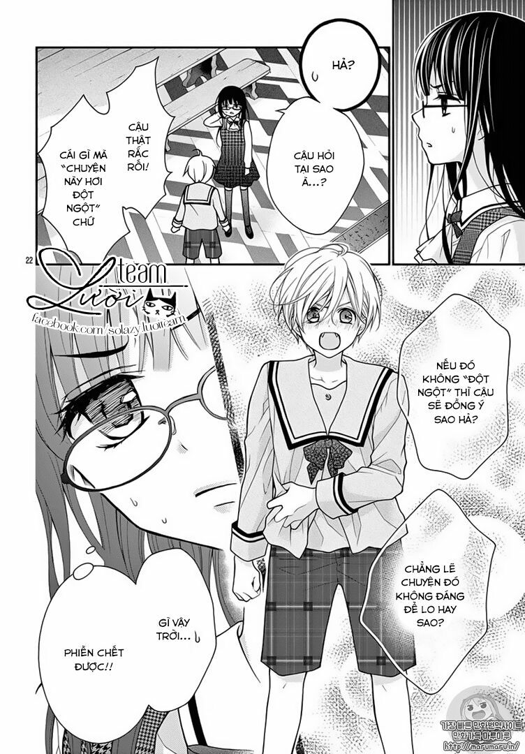 máu của cậu chỉ thuộc về mình tớ... chapter 14 22