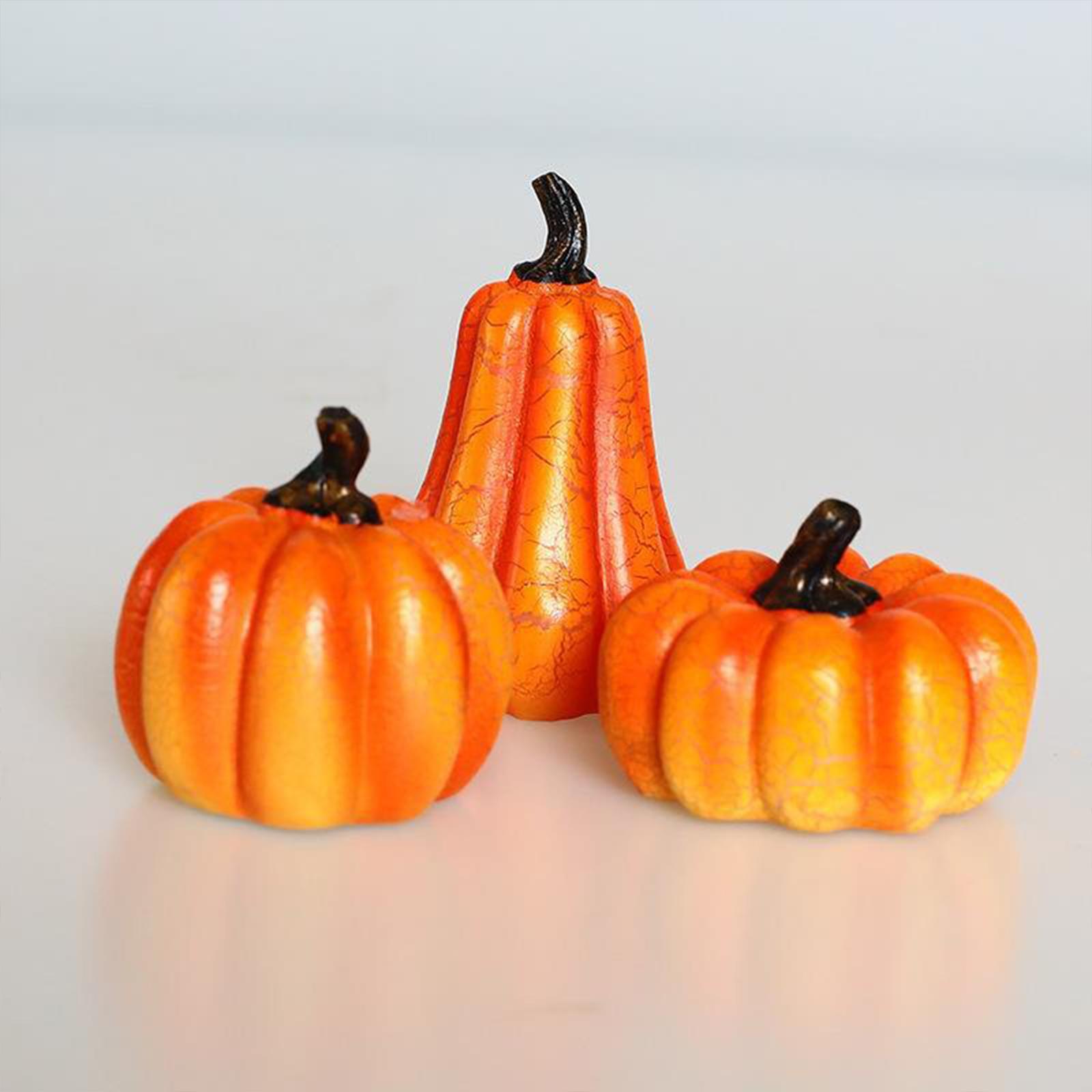 Fake Pumpkins Model DIY Simulation Pumpkins Model for Halloween Kitchen Fall