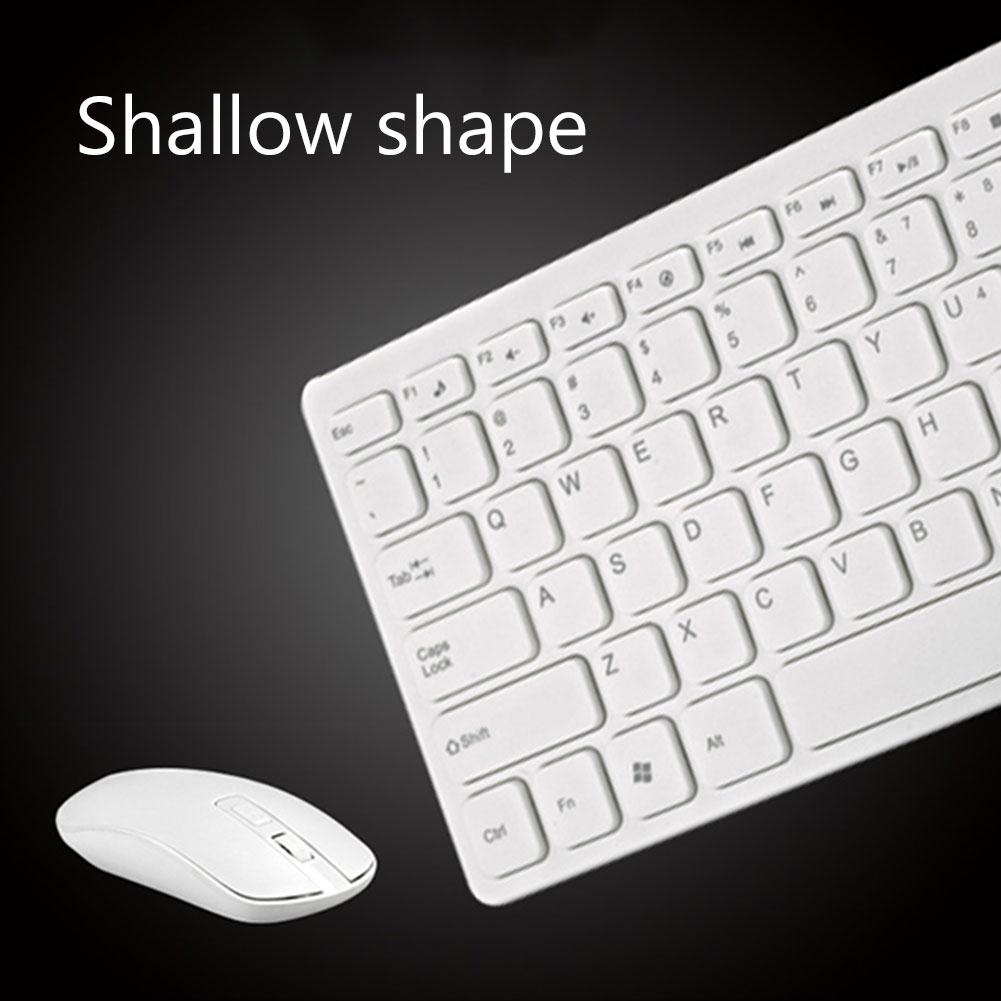 Bàn Phím Không Dây 2.4G Chuột Sản Phẩm Bộ Bàn Phím Siêu Bàn Phím Chơi Game Không Dây Cho Máy Tính Văn Phòng Máy Tính Laptop