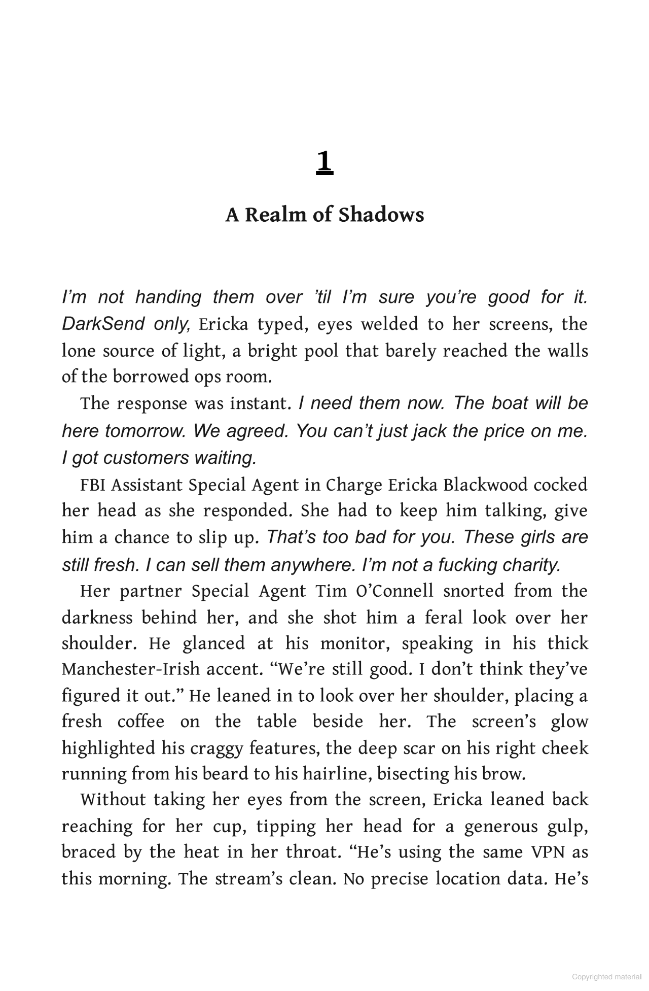 Sách ngoại văn: The Ericka Blackwood Files - Hacker