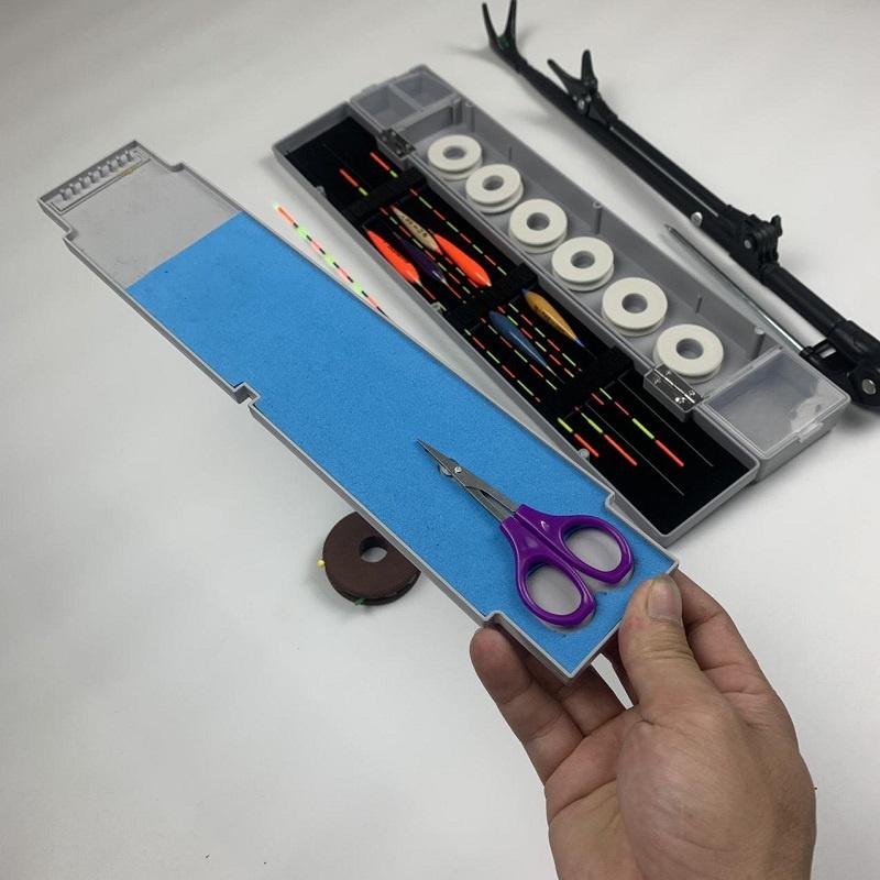 Combo Hộp Phao Xám 6 Ngày 1 Đêm Và Đầy Đủ Phụ Kiện Câu Đài Hàng Cao Cấp combo2 - Sanami Fishing