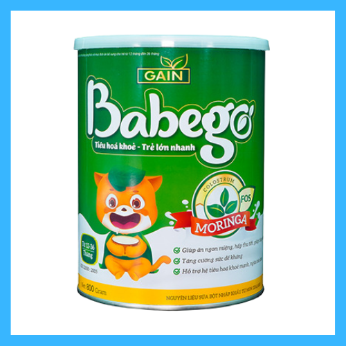 Sữa Mát Tăng Cân, Cải Thiện Biếng Ăn, Táo Bón Babego Trên 3 Tuổi (800g)