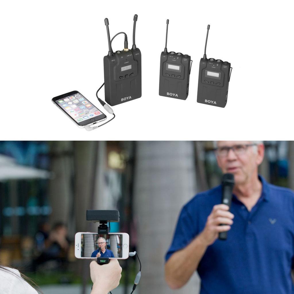 2Pcs 3.5mm Microphone Adapter Cable Converter for iPhone Samsung Android