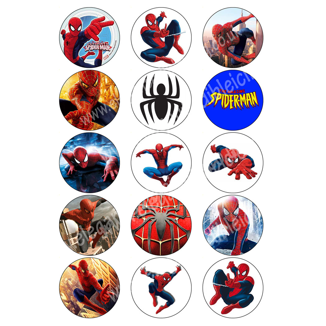 Set 30 Sticker Spider Man người Nhện (Giao mẫu ngẫu nhiên)