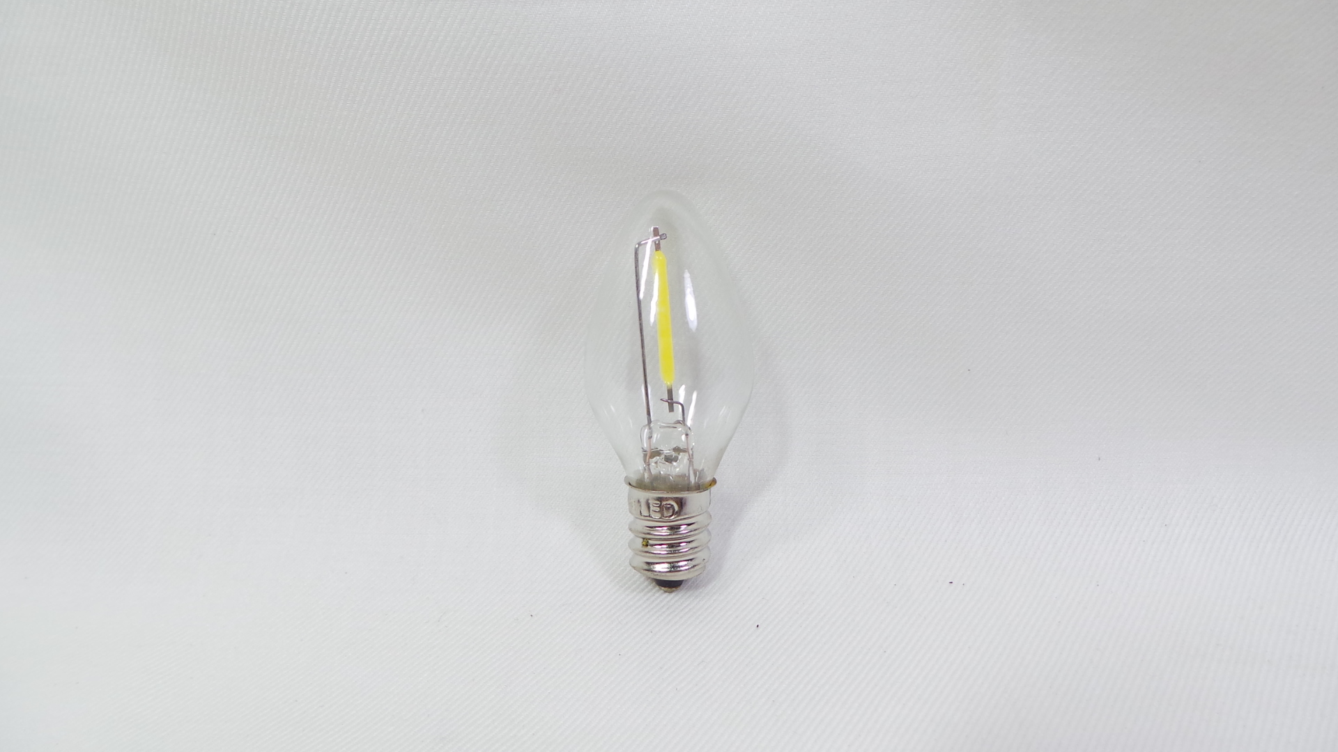 Bóng đèn led Edison giả sợt đốt trái ớt, cà na 1w, đuôi E12 (trong as vàng, trong as trắng, vàng as vàng)