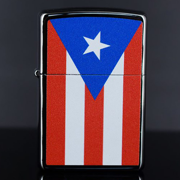 Bật Lửa Zippo 250 Flag Of Puerto Rico