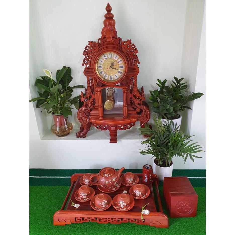 Khay trà cuốn thư gỗ hương cao cấp