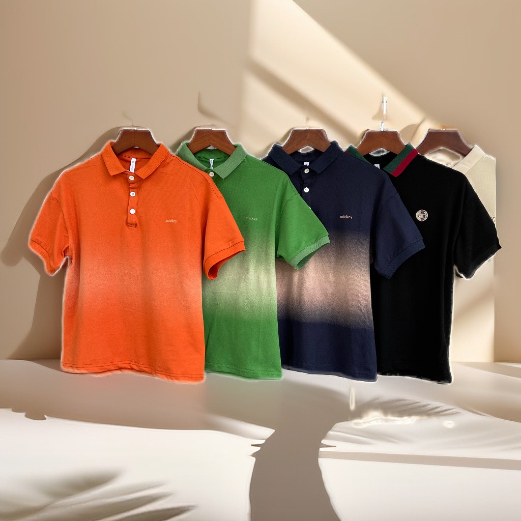 Áo Polo bé trai cộc tay size đại 8-16 tuổi in số 92 và đáp logo nhiều màu vải cao cấp thoáng mát khỏe khoắn thời trang