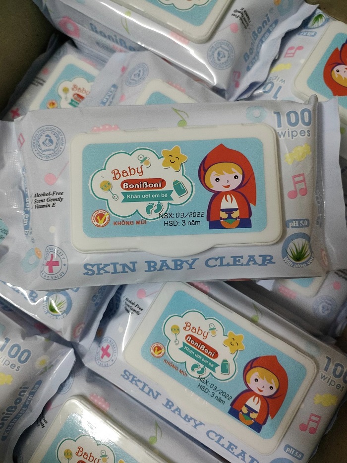 Set 5 gói giấy ướt đa năng BoniBoni