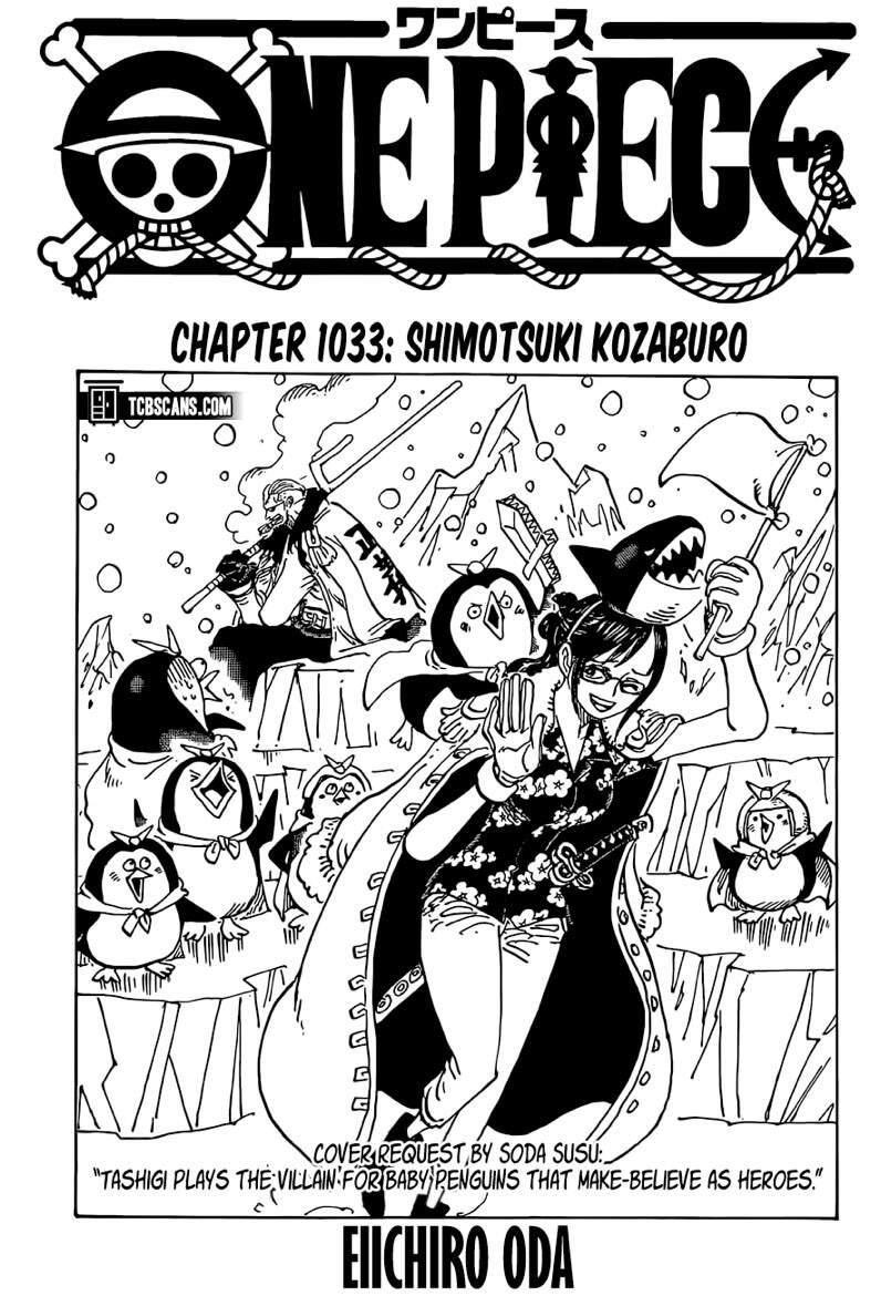 đảo hải tặc - one piece chapter 1033 1