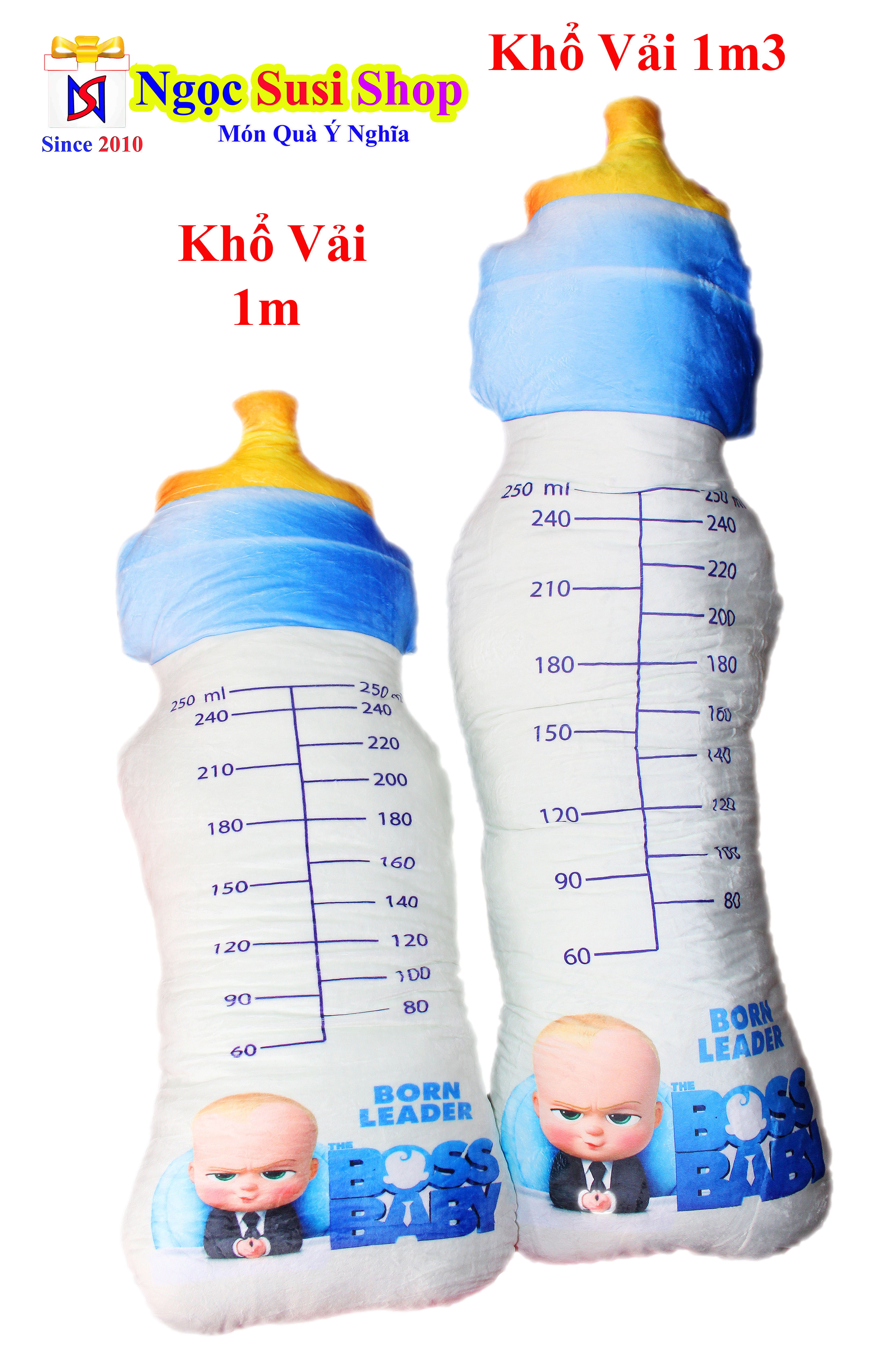 Gối Ôm Bình Sữa 3D Cho Bé Size Đại SIZE 1M