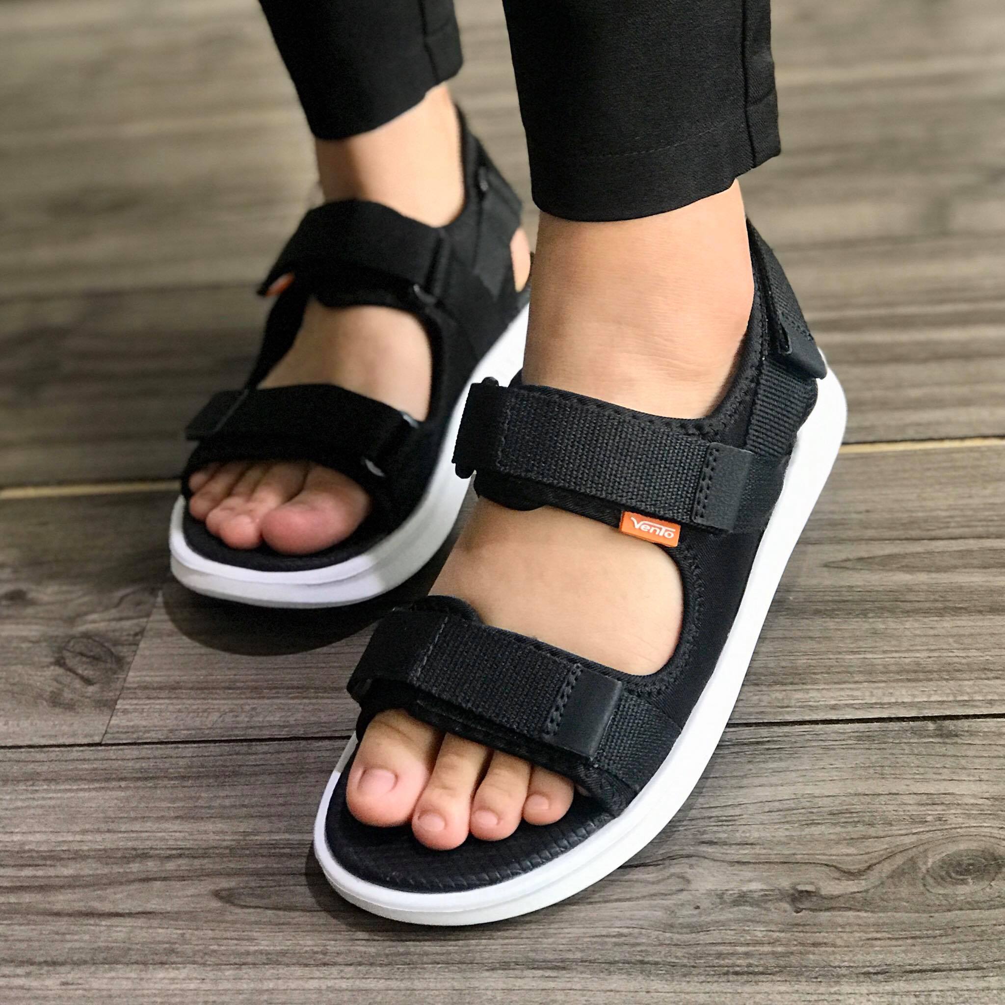 Giày Sandals Vento Nam Nữ Quai Ngang dạo phố/đi chơi/đi học NB02