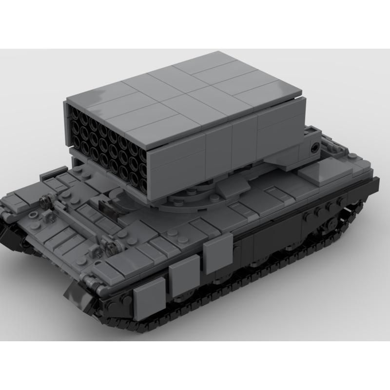 Đồ chơi lắp ráp Moc Army Tank Tos-1A Buratino