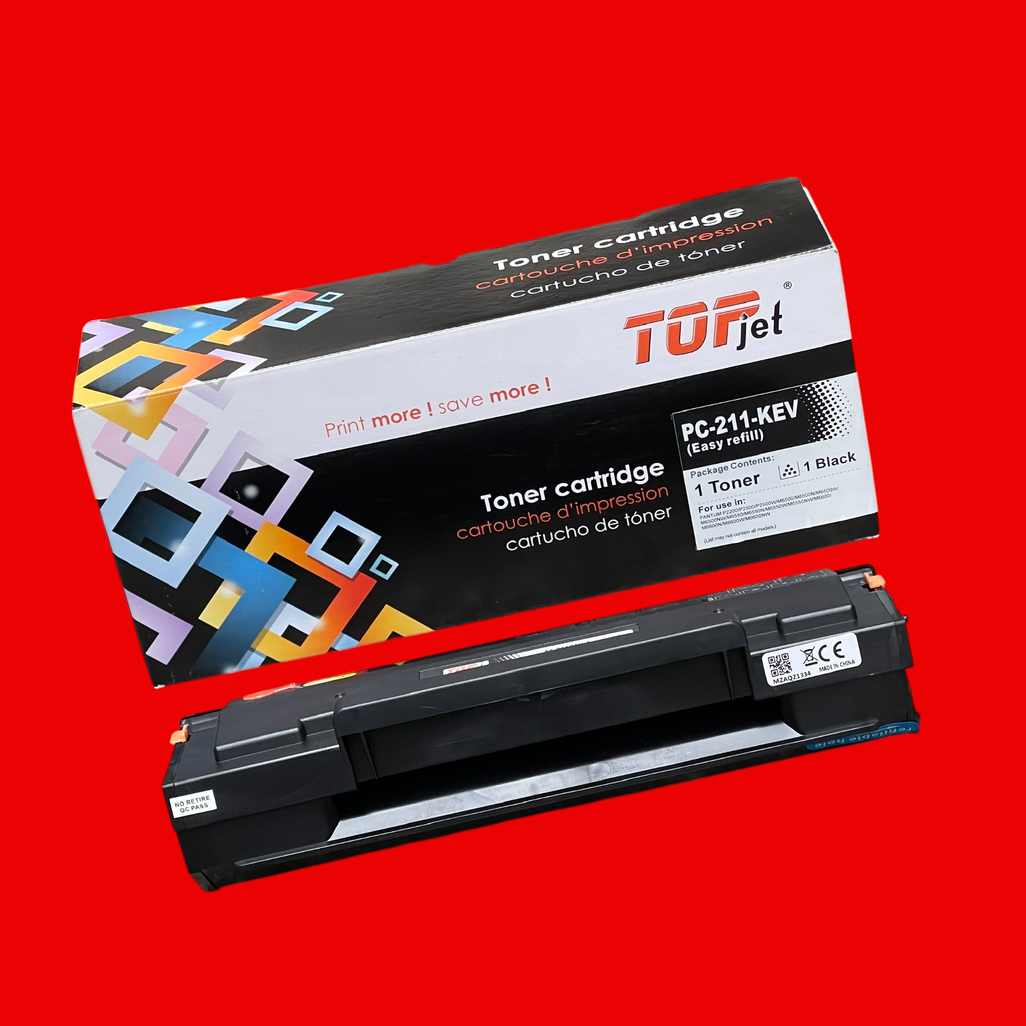 Hộp  mực máy in Pantum P2200/ P2500/ P2516/ P2505W/ M6500/ M6502/ M6505/ M6550 ( PC 211 KEV ) - Hàng nhập khẩu