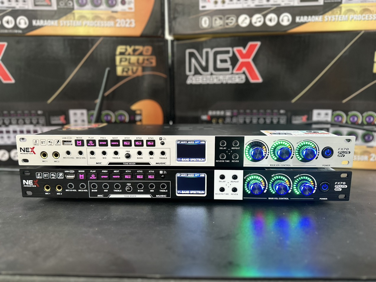 Vang cơ Lai Số Nex FX70 Plus - Vang cơ thế hệ mới tích hợp 3 chế độ KTV karaoke chuyên nghiệp - Hàng Nhập Khẩu