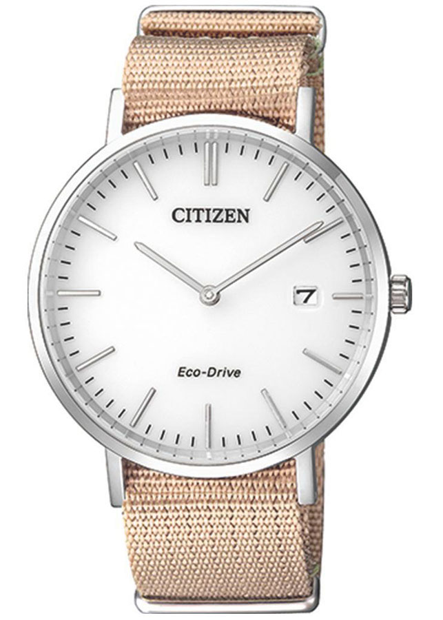 Đồng Hồ Nam Citizen Dây Vải Nato AU1080-20A - Mặt Trắng