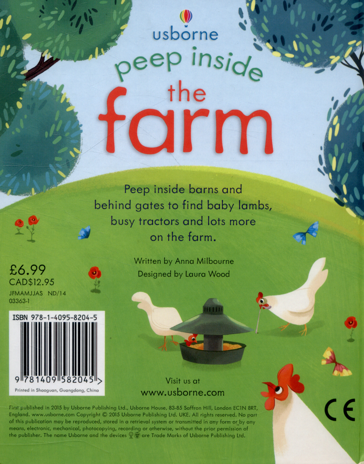 Hình ảnh Sách tương tác tiếng Anh -  Peep Inside : The Farm
