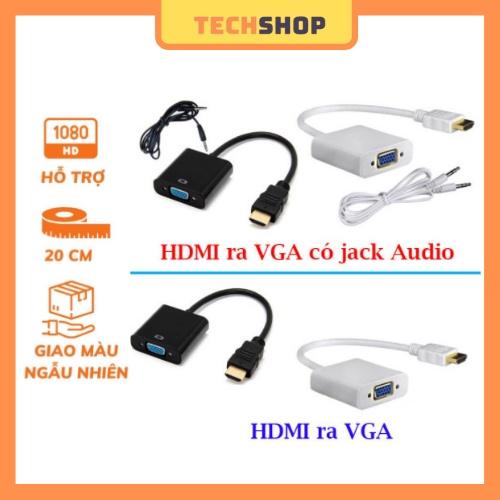 Dây Cáp chuyển đổi HDMI to VGA ,cáp HDMI sang VGA có Audio cao cấp dài 20cm hỗ trợ Full HD 1080P mới 100%