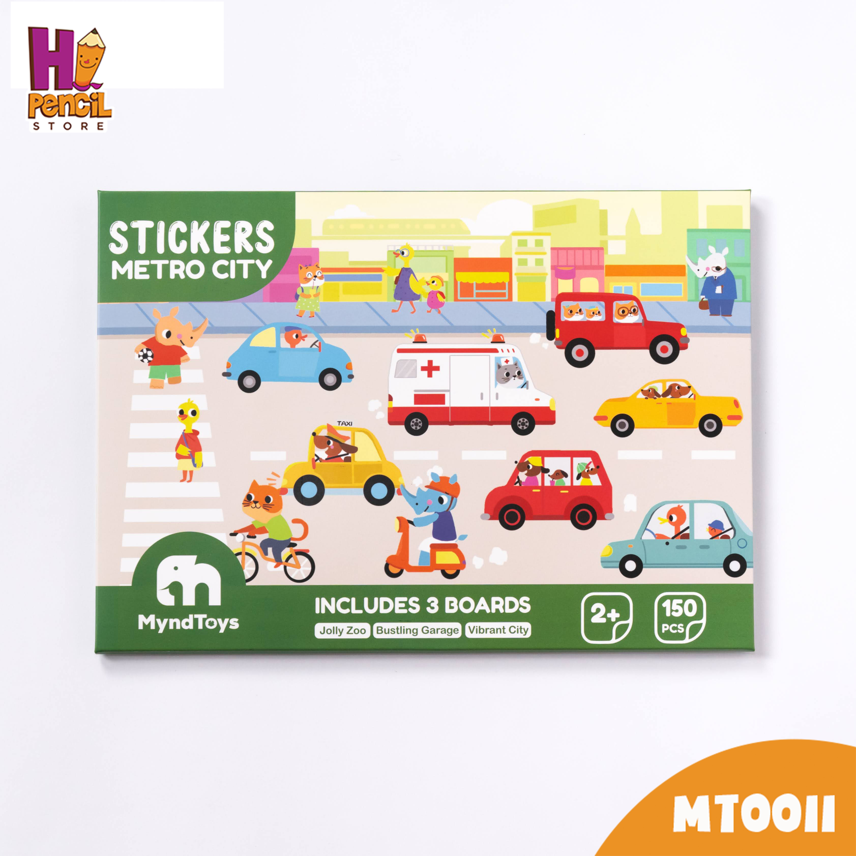 Sticker Dán MyndToys Chủ Đề Thành Phố Metro City