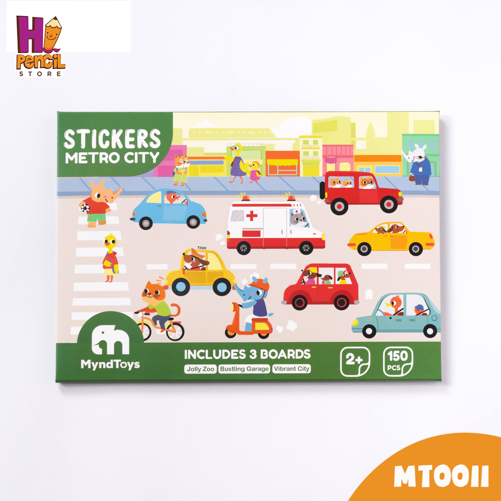 Sticker Dán MyndToys Chủ Đề Thành Phố Metro City