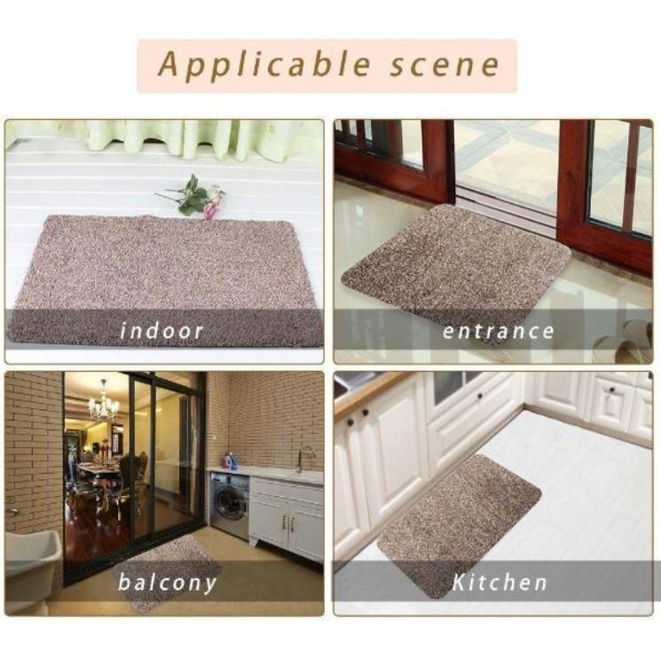 Thảm Cửa Siêu Thấm chất liệu mịn Clean Step Door Mat - ShopToro - AsiaMart