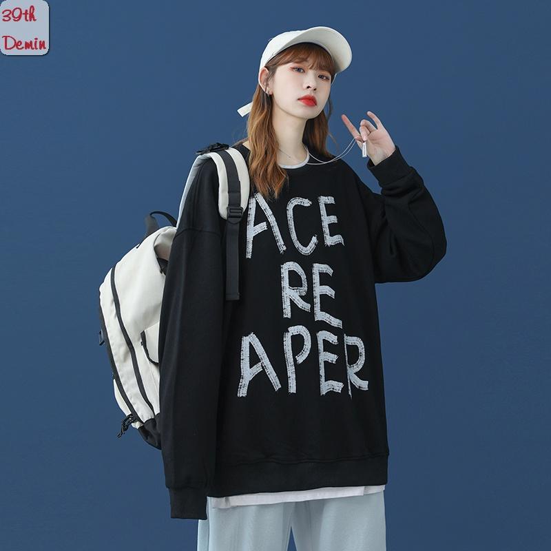 Áo nỉ ACE phong cách Hip Hop graffiti sweater unisex Form rộng Free Size